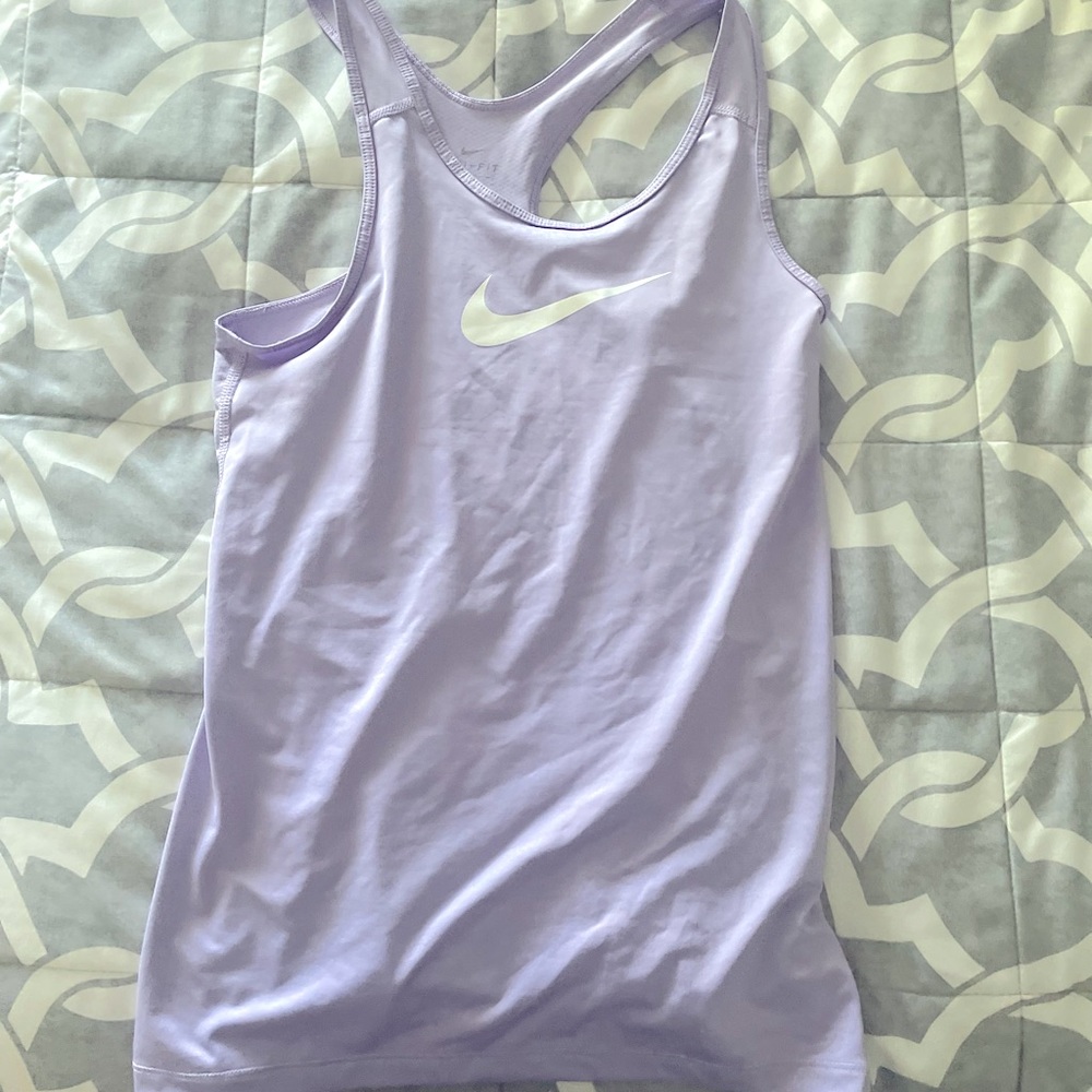 Dri fit Nike tank, lilac colored